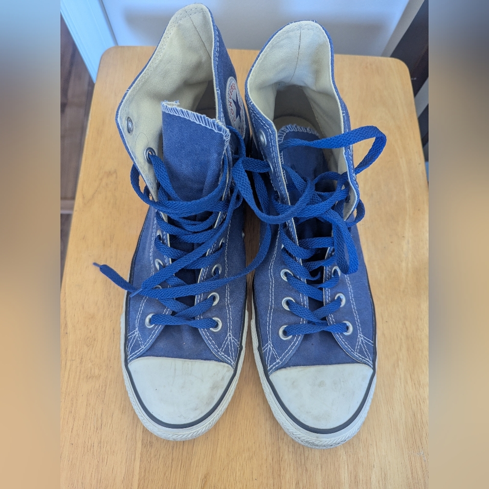 Converse - Vintage Blue High-Top Sneakers